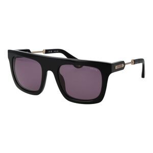 Police Black Cellulose Acetate Men's Sunglasses